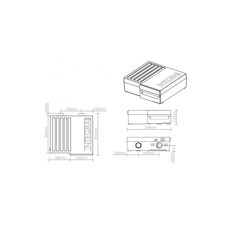 integravac-dimensionen Die Dimensionen vom Integravac Zentralstaubsauger
