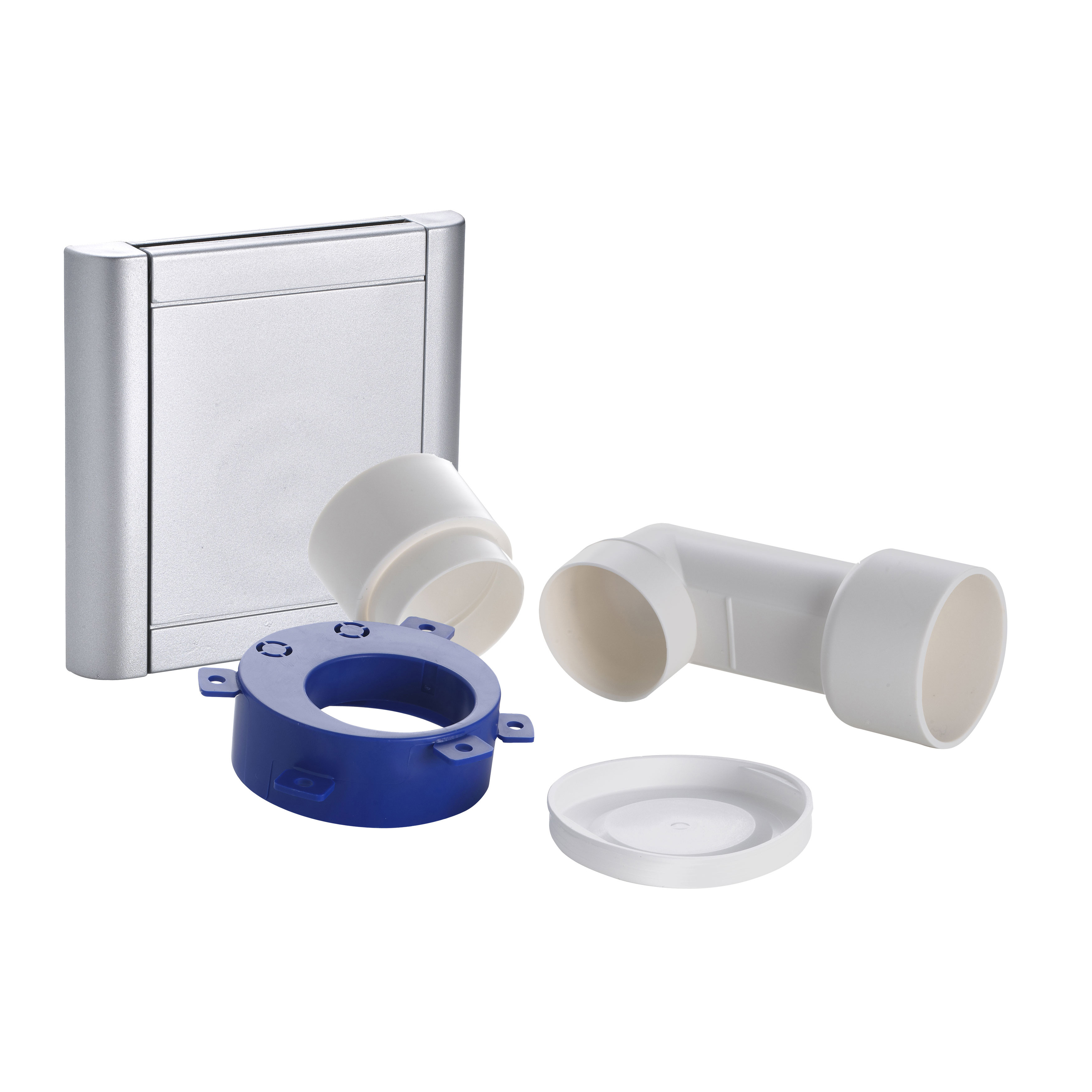 42000225 Nilfisk Saugdose DESIGN, Aluminium inkl. Einbau-Kit