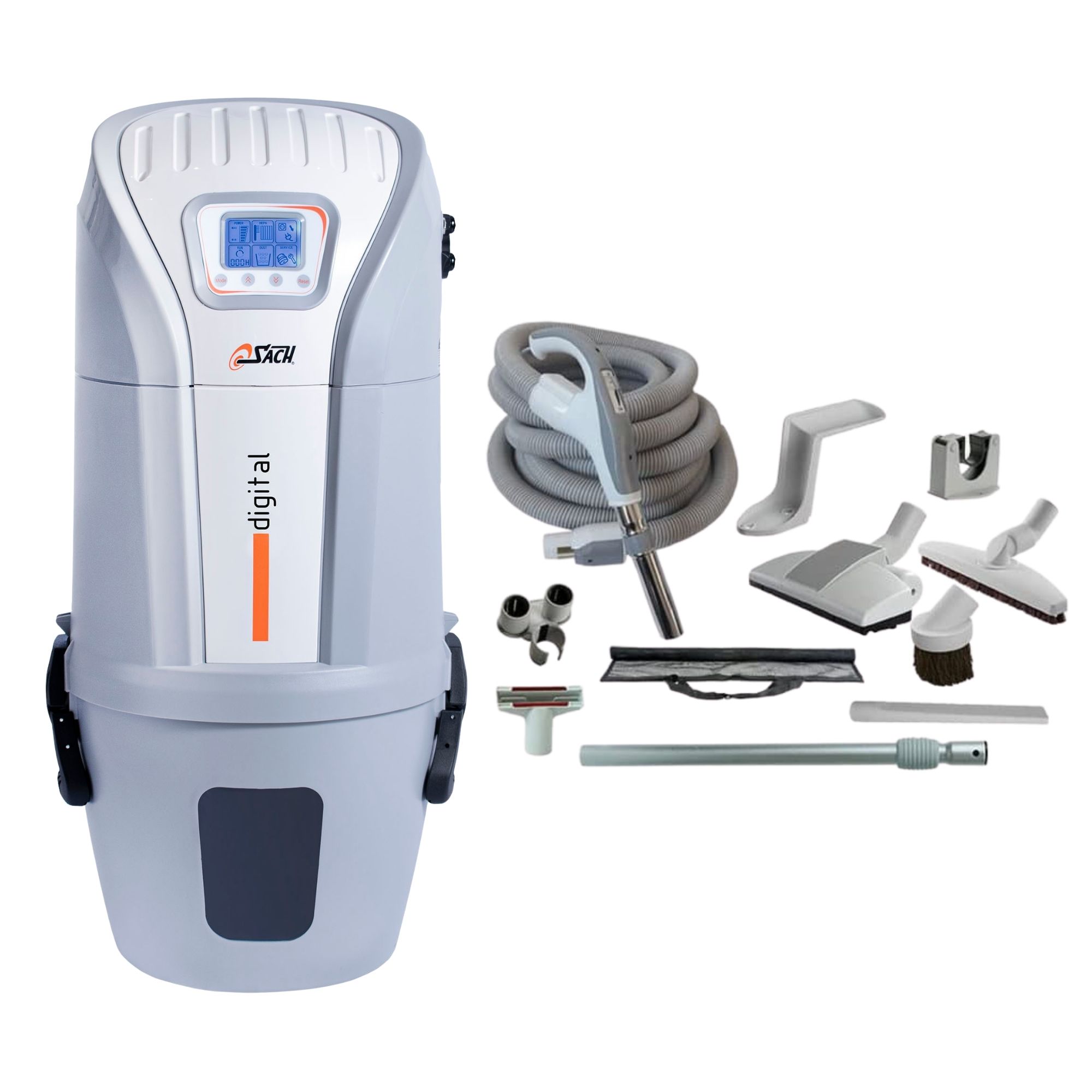 sach-vac-digital-schlauch-set Zentralstaubsauger VAC Digital 1.6 + Schlauch-Set PLUS