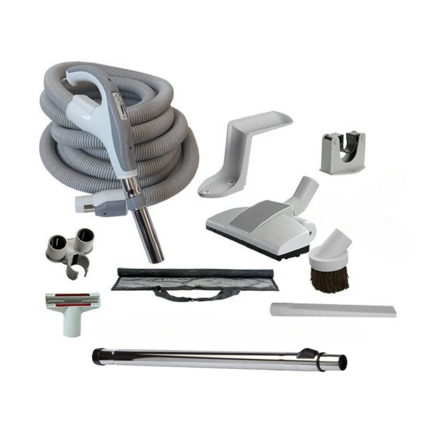 Hose kit with on- off hose and accessories